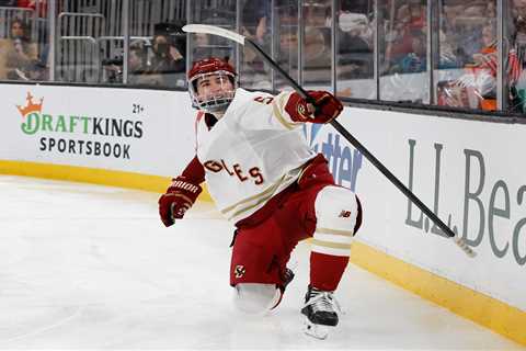 Rangers signing Boston College star Drew Fortescue to entry-level contract