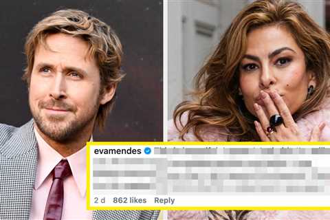 Eva Mendes Just Left The Most Adorable Comment About Ryan Gosling On One Of His Fans' Instagram..