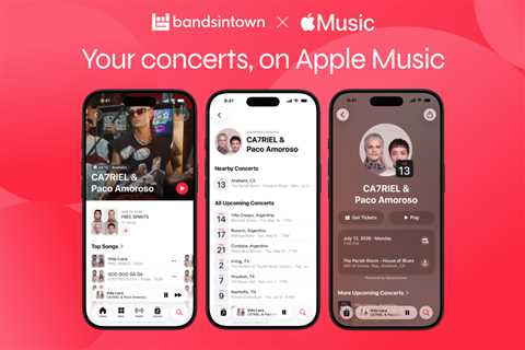 Apple Music Now Lets Artists List Their Concert Dates Via Bandsintown Integration