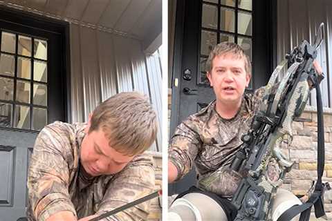 Quadruple Amputee Murder Suspect Loads Crossbow in Social Media Video