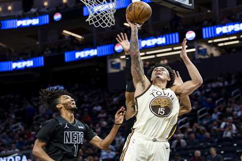 Tanking Nets battle but fall to Warriors for ninth straight loss