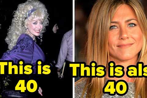 Here's What 40 Years Old Looks Like On 101 Different Celebrities