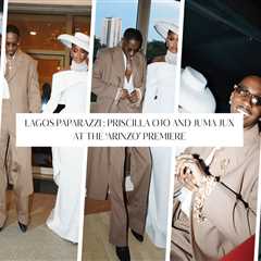 Lagos Paparazzi Flash : Priscilla Ojo and Juma Jux at the ‘Arinzo’ Premiere