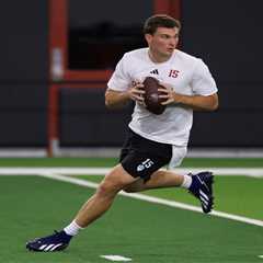 Fernando Mendoza wows during Pro Day in front of Raiders brass weeks before NFL draft