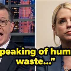 Stephen Colbert Mocked Pam Bondi Being Fired, And Everyone's Saying The Same Thing