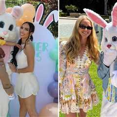 Celebrate Easter With Celebs Posin' With The Easter Bunny!
