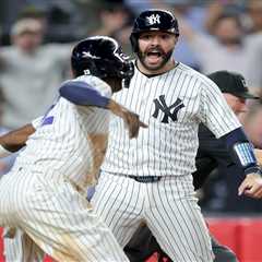 Yankees rally in ninth with help from fielding blunder for wild walk-off win over Angels