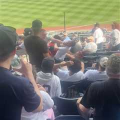 Massive brawl breaks out between fans during Yankees-Angels game: ‘Holy s–t!’