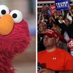 MAGA Is Really, Really Mad At Elmo (Yes, The Puppet) For This Post