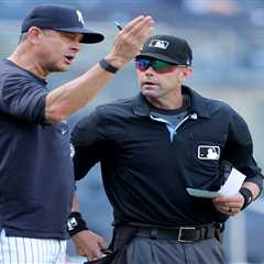 Yankees’ Aaron Boone blasts ‘overly sensitive’ umpiress after first ejection of season