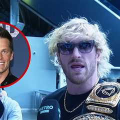 Logan Paul Not Worried About Tom Brady Showing Up at WrestleMania
