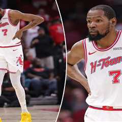 Kevin Durant sidelined for Game 1 of Lakers-Rockets playoff series