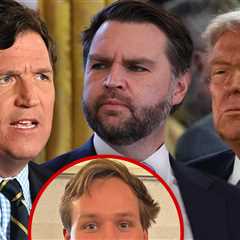 Tucker Carlson’s Son Leaves J.D. Vance's Office as Trump Attacks Continue