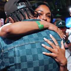 KC Concepcion hugs, kisses girlfriend in big celebration after landing with Browns