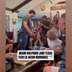 Dolphins pick shares hug with Army Black Hawk pilot wife in emotional NFL draft moment