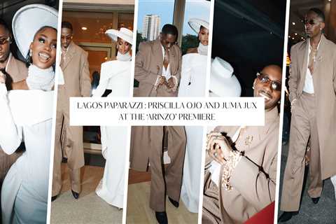 Lagos Paparazzi Flash : Priscilla Ojo and Juma Jux at the ‘Arinzo’ Premiere