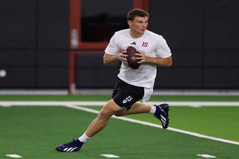 Fernando Mendoza wows during Pro Day in front of Raiders brass weeks before NFL draft