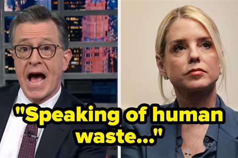 Stephen Colbert Mocked Pam Bondi Being Fired, And Everyone's Saying The Same Thing