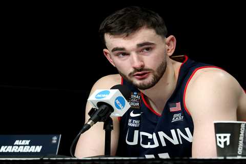 Alex Karaban holds head high as historic UConn career ends with pain of title game loss: ‘Gave..