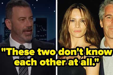 Jimmy Kimmel SLAMMED Melania Trump's Statement About Jeffrey Epstein, And Holy Sh*t This Is Brutal