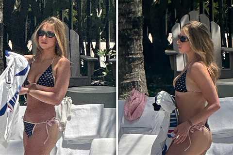 Tate McRae Shows Off Bikini Body During Miami Studio Break