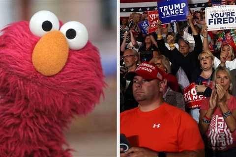 MAGA Is Really, Really Mad At Elmo (Yes, The Puppet) For This Post