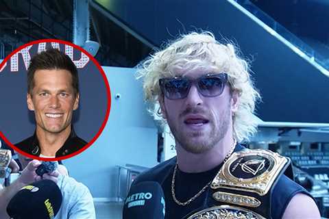 Logan Paul Not Worried About Tom Brady Showing Up at WrestleMania
