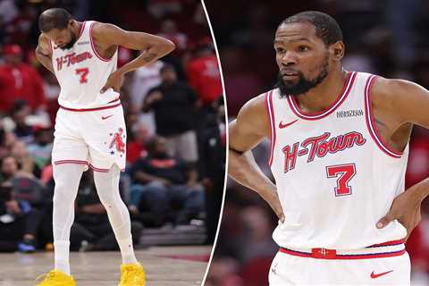Kevin Durant sidelined for Game 1 of Lakers-Rockets playoff series