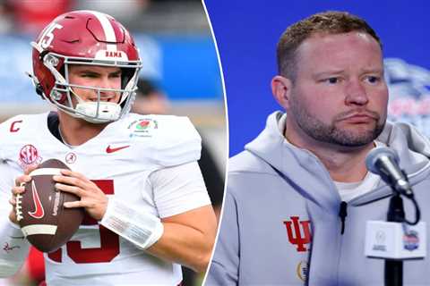 Indiana defensive coordinator punches back at Ty Simpson’s ‘bad take’, chides Alabama fans
