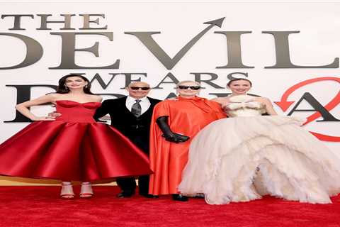 On the Scene at The Devil Wears Prada 2 World Premiere: Anne Hathaway in Louis Vuitton, Meryl..