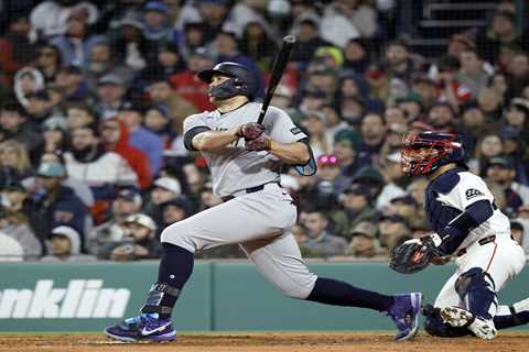 Giancarlo Stanton breaks out to support Luis Gil’s gem in Yankees’ shutout win over Red Sox
