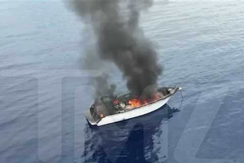 'Below Deck' Transport Vessel Catches Fire at Sea, On Video