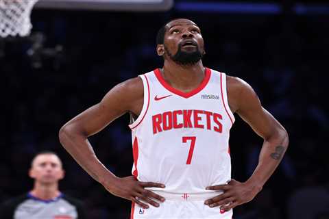 Why Kevin Durant wasn’t on bench during Rockets’ awful Game 3 loss