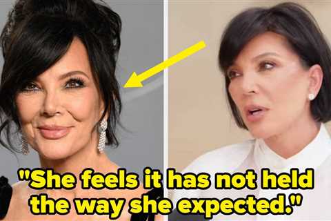 Kris Jenner Responded To Claims She's Furious Her Facelift Is Slipping