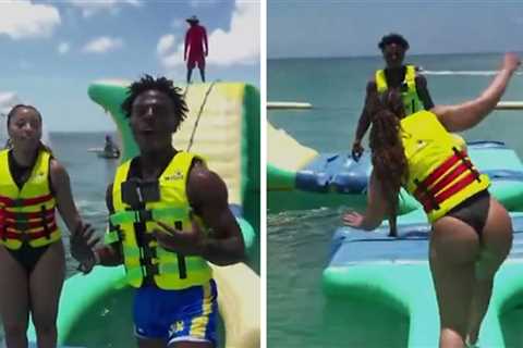 IShowSpeed and Chloe Bailey Hang Out in The Caribbean