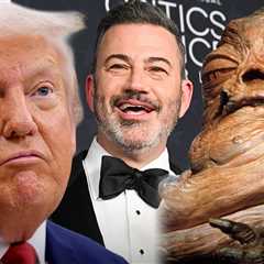 Jimmy Kimmel Calls Donald Trump 'Jabba the President'