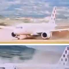 Croatia Airlines Jet Skids Off Runway In Aborted Takeoff, On Video