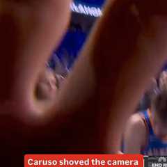 Alex Caruso shoves camera out of his face during tense Thunder moment in crushing Game 1 loss to..