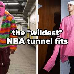 I Went Down A Rabbit Hole Of NBA Tunnel Fits And Honestly…What Is Happening With These???