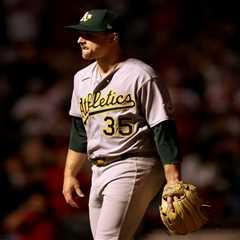 Angels’ Adam Frazier, Zach Neto ruin A’s J.T. Ginn’s bid at history: ‘Crazy game’