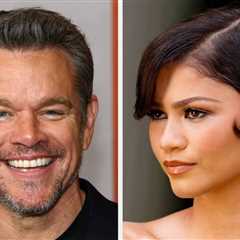 Matt Damon And Tom Holland Were Left Wildly Jealous When Christopher Nolan Called Zendaya’s..