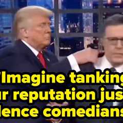 Trump's Cringeworthy Reaction To Colbert's The Late Show Finale Is An AI Nightmare