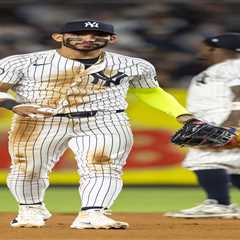 Yankees’ Jose Caballero makes costly error in first game off injury list as Anthony Volpe sat