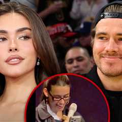 Justin Herbert FaceTimes Madison Beer During Concert Soundcheck