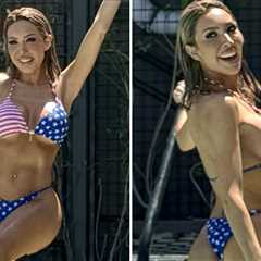 Farrah Abraham Wears Skimpy American Flag Bikini For Memorial Day