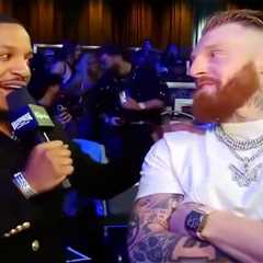Maxx Crosby interview gets really weird at MMA event: ‘Elephant in the room’