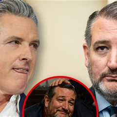 Gavin Newsom Mocks 'Good Boy' Ted Cruz With A.I. Photo of Senator as Dog