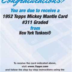 Prized Mickey Mantle Topps 1952 card surfaces on eBay-owned platform Goldin