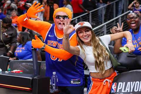 Knicks fans celebrate series-clinching win in style — in Atlanta and outside MSG: ‘We want Boston!’