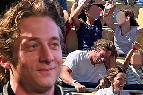 Jeremy Allen White Takes Kids on Ride at L.A.-Area Fair